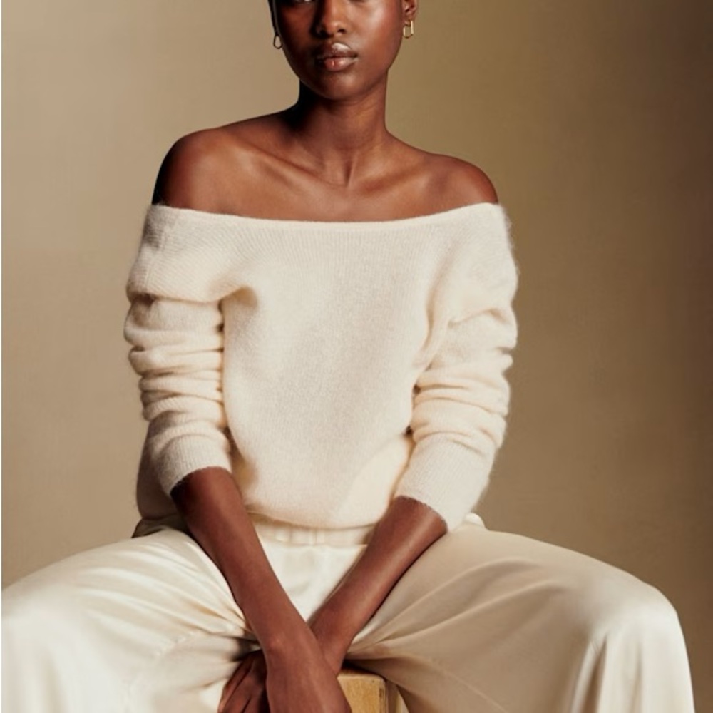 Sezane Barry Ecru Sweater - Picture 4 of 5